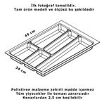 Hafele Trend II Antrasit Renk 34x49 cm Çatal Kaşıklık