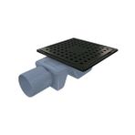 Hafele Wash 50 mm 100x100 mm Mat Siyah Yer Süzgeci