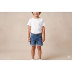 Hafico Erkek / Kız Çocuk Düz Basic T-Shirt %100 Pamuklu Bisiklet Yaka - Beyaz - 7 - 8 Yaş