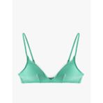 Hafif Destekli Parlak İnce Askılı Bikini Üstü