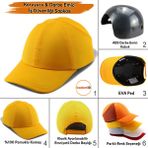 Hafif İş Güvenlik Darbe Koruyucu Koruma Baş Şapkası Bareti Unisex Kamuflaj Beyzbol Tarzı Kask Şapka