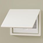Hafif Sigorta Kutusu Kapağı Dekoratif Duvar, Ahşap Plastik Elektrik Paneli Kapakları Yapışkan Noktalarla Korumalı Şalter Kutuları, Ev Için Dekoratif Sigorta Kapağı(Style1,9.8x7.9in/25x20cm)