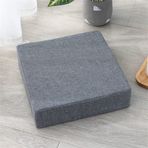 Hafızalı Köpük Koltuk Minderi Yemek Sandalyeleri için Kaymaz Minder Rahat Sandalye Pedi, İç/Dış Mekan, Ofis, Araba, Kanepe, Bahçe için - Koyu Gri (30 x 30 x 5 cm)