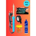 HAFSER 4'lü Lehim Makinesı Seti 60w Havya Kalemi Tel Lehim Pastası Elektrik Bandı