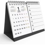 Haftalık Planlamalı Organizer Takvim, 2026 Masa Takvimi, Üçgen Takvim, Önceki ve Sonraki Aylar - 19cm x 11cm - Renk