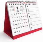 Haftalık Planlamalı Organizer Takvim, 2026 Masa Takvimi, Üçgen Takvim, Önceki ve Sonraki Aylar - 19cm x 11cm