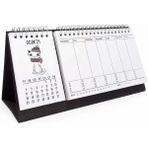 Haftalık Planlayıcı 2026 Masa Takvimi - Kediler - 25x9cm