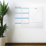 Haftalık Planlayıcı Manyetik Duvar Stickerı Takvim 70 Cm X 56 Cm (5433)