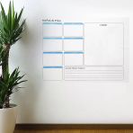 Haftalık Planlayıcı Manyetik Duvar Stickerı Takvim 70 Cm X 56 Cm (Timya/Go1395) 204631
