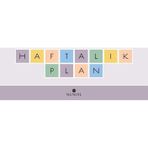 Haftalık Planlayıcı Yatay 2 Spiralli (28x12)