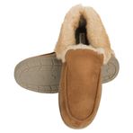 Haggar Erkekler Bootie Terlik Ev Ayakkabı Kapalı/Açık Hafıza Köpüğü Konforlu Terlik, Tan, Büyük