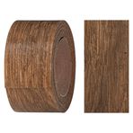 haggiy Melaminden kenar bandı, eriyik yapıştırıcılı, 40 mm x 5 m | Raf tahtaları ve plakalar için ütüyle yapıştırmak için şerit | Kenar bandı - Dekor: Meşe Lefkas koyu