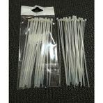 Hagiki 25 Adetli 15 cm Kablo Bağı Beyaz Plastik Kelepçe 2,5 x 150 mm Cırt Kelepçe