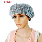 hagiki (6adet) 3lü Duş Bonesi Saç Bonesi (6adet)