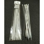 Hagiki 75 Adetli 30 cm Kablo Bağı Beyaz Plastik Kelepçe 3,6 x 300 mm Cırt Kelepçe