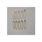 hagiki HAGİKİ (10 ADETLİ) 4,5CM UZUNLUĞUNDA NO 3 SARI ÇENGELLİ İĞNE,GOLD RENKLİ ÇATAL İĞNE,BÜYÜK BOY