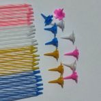 Hagiki Ince Doğum Günü Mumu , Mini Boy , 6 cm Uzunluk ve 4 mm Çapında Doğum Günü ve Pasta Mumları - 120 Adet