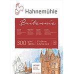 Hahnemühle 10 628 640 Britannia Suluboya Kağıdı Blok Hot Press, 17x24, 300 GSM