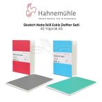 Hahnemühle Sketch Note 40 Yaprak A5 İkili Eskiz Defter Seti