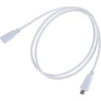 Haibeishe Usb-C 2.0 Gen2 Type Hızlı Şarj Extender Usb-C 2.0 Uzatma Kablosu - Beyaz (Yurt Dışından)