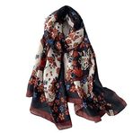 Haibing Atkı Atkısı Kış Kadın Eşarp Baskı Pamuklu Başörtüsü Eşarp Şal Sarar Pashmina Boyun Eşarp Eşarp Şal (Color : YM165-1, Size : 180x90cm)