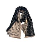 Haibing Atkı Atkısı Polyester Pamuklu Eşarp Kadınlar için Kış Sıcak Atkılar Sarar Şallar Uzun Battaniye Eşarplar Eşarp Şal (Color : A, Size : 188 * 65cm)