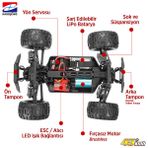 Haiboxing 1/16 Ravage 45+ KM/h Sürat RTR 4WD Brushless Fırçasız Truck Uzaktan Kumandalı Model Mavi Araba