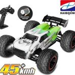 HAIBOXING RC 1/16 Destroyer 45+KM/H Kumandalı RC Model Araba RTR Elektrikli 4WD Brushless Fırçasız Truggy Truck (Yeşil)
