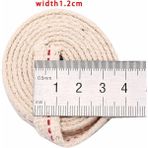 Haicheng Shop 1.2cm Tarzı 1 M Güçlü Düz Pamuk Fitil Çekirdek Gazyağı Brülör Soba Aydınlatma Fener Kandil Yapma cm Dıy Malzeme (Yurt Dışından) - Mum Yapımı - Renkli