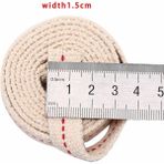 Haicheng Shop 1.5cm Tarzı 1 M Güçlü Düz Pamuk Fitil Çekirdek Gazyağı Brülör Soba Aydınlatma Fener Kandil Yapma cm Dıy Malzeme (Yurt Dışından) - Mum Yapımı - Renkli