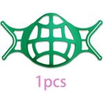 Haicheng Shop 1 Adet Yeşil Stil 3D Ağız Maskesi Destek Maskesi Iç Braket Solunum Yardımı Iç Ped Braketi Maske Tutucu Nefes Vana Filtreleri Malzemeleri (Yurt Dışından) - Renkli