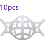 Haicheng Shop 10 Adet Beyaz Stil 3D Ağız Maskesi Destek Maskesi Iç Braket Solunum Yardımı Iç Ped Braketi Maske Tutucu Nefes Vana Filtreleri Malzemeleri (Yurt Dışından) - Renkli