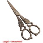 Haicheng Shop 125 mm 5 Inç Stili Kanaviçe Retro Vintage Veya Antik Kuyruk Nakış ve Dikiş Veya Iğne Oya Veya Kumaş Kesme Makas (Yurt Dışından) - Renkli - No: 1