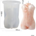 Haicheng Shop 16 125ML Tarzı Kadın Vücut Sanatı Mum Kalıbı Insan Mum Aracı Sabun Kalıbı Dıy Mum El Yapımı Kalıp (Yurt Dışından) - Mum Yapımı - Renkli