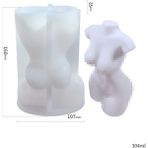 Haicheng Shop 19 304ML Tarzı Diy Büyük Boy Sabun Alçı El Yapımı Mum Kadın Insan Kadın Vücudu Tanrıça Gövde Silikon Kalıp 10CM 13CM 15CM 21CM (Yurt Dışından) - mum yapımı - Renkli