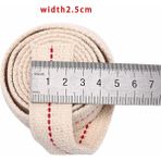 Haicheng Shop 2.5cm Tarzı 1 M Güçlü Düz Pamuk Fitil Çekirdek Gazyağı Brülör Soba Aydınlatma Fener Kandil Yapma cm Dıy Malzeme (Yurt Dışından) - Mum Yapımı - Renkli