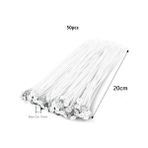 Haicheng Shop 20 cm Mum Fitili Stili Geometrik Silikon Mum Yapımı Kalıp El Yapımı Dıy Craft Silindir Şekilli Balmumu Eriyik Kalıp Mumlar Için Epoksi Reçine Formu Sabun (Yurt Dışından) - Renkli