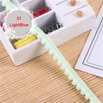 Haicheng Shop 21 Açıkmavi Tarzı 10 Yarda Yards Mını Pom Poms Trim Dantel Şerit Renk Pom Pom Topu Fringe Trim Püskül Dikiş Trim Ev Perde Giysileri Yastık Dekor Için (Yurt Dışından) - Renkli - No: 1