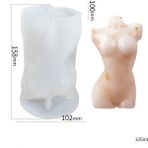 Haicheng Shop 23 335ML Stili Diy Büyük Boy Sabun Alçı El Yapımı Mum Kadın Insan Kadın Vücudu Tanrıça Gövde Silikon Kalıp 10CM 13CM 15CM 21CM (Yurt Dışından) - Mum Yapımı - Renkli