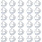 Haicheng Shop 30 Adet Tarzı Adet 3D Yeniden Kullanılabilir Diy Yüz Maskesi Tutucu Ruj Koruma Braketi Dahili Koruyucu Destek Pürüzsüz Solunum (Yurt Dışından) - Renkli