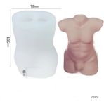 Haicheng Shop 4 70ML Tarzı Kadın Vücut Sanatı Mum Kalıbı Insan Mum Aracı Sabun Kalıbı Dıy Mum El Yapımı Kalıp (Yurt Dışından) - Mum Yapımı - Renkli