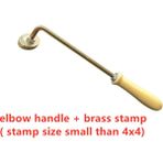 Haicheng Shop 4x4 Sap Stili ile Özel Logo Kek Pirinç Damgalama Aracı Yüksek Sıcaklığa Dayanıklı Metal Ekmek Kalıbı Alfabe Harfleri Ahşap Sığır Derisi (Yurt Dışından) - Renkli - No: 1