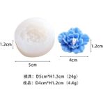Haicheng Shop 5x1.3cm Tarzı Rhododendron Dıy Kokulu Mum Yapımı Alçı Difüzör Taş Çiçek Deco Silikon Kalıp Mum Yapımı Için Teneke Alüminyum Kutu (Yurt Dışından) - Renkli