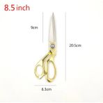 Haicheng Shop 8.5 Inç Tarzı 10.5 '' Altın Dikiş Tekstil Deri Terzilik Veya Kesim El Sanatları Döşemelik Denim Kumaş Dıy El Sanatları Dikiş Araçları (Yurt Dışından) - Renkli - No: 1