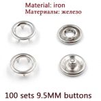 Haicheng Shop 9 mm Gümüş 100 Takım Stili Ipomoea Çıtçıtlı Metal Buttoray Boyası Çıtçıtlı Perçin Çocuk Giyim Düğmeleri Çıtçıtlı Çıt Çıtlı Kalıplar (Yurt Dışından) - Renkli - No: 1