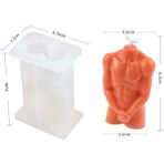 Haicheng Shop A01 Stili Andle Kalıp Insan Vücudu Silikon Mum Kalıp Dıy Işi Kadın Mum Yapımı Reçine Kalıp Kristal Epoksi Sabun Kalıp Ev Dekor (Yurt Dışından) - Renkli