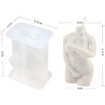 Haicheng Shop A03 Stili Andle Kalıp Insan Vücudu Silikon Mum Kalıp Dıy Işi Kadın Mum Yapımı Reçine Kalıp Kristal Epoksi Sabun Kalıp Ev Dekor (Yurt Dışından) - Renkli