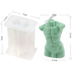 Haicheng Shop A05 Stili Andle Kalıp Insan Vücudu Silikon Mum Kalıp Dıy Işi Kadın Mum Yapımı Reçine Kalıp Kristal Epoksi Sabun Kalıp Ev Dekor (Yurt Dışından) - Renkli