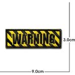 Haicheng Shop A69-10 Stili Gülümseme Uyarısı Sonsuza Kadar Sadık Yamalar Velcro Işlemeli Yaratıcılık Rozeti Kanca Döngü Kol Bandı 3D Ceket Sırt Çantası Çıkartmaları (Yurt Dışından) - Renkli - No: 1