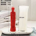 Haicheng Shop Adam Kalıp Yükseltme Stili Moda Dıy Insan Şekli Vücut Mum Kalıpları Mumlar Için Formu Sihirli Erkek Kadın Kalıpları Dekorasyon Için Diy Kauçuk Kalıp Kek Kalıbı (Yurt Dışından) - Mum Yapımı - Renkli